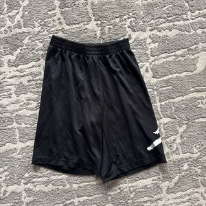 Black Athletic Kids Shorts